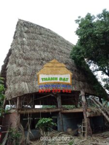 Thi công nhà lá Ninh Thuận