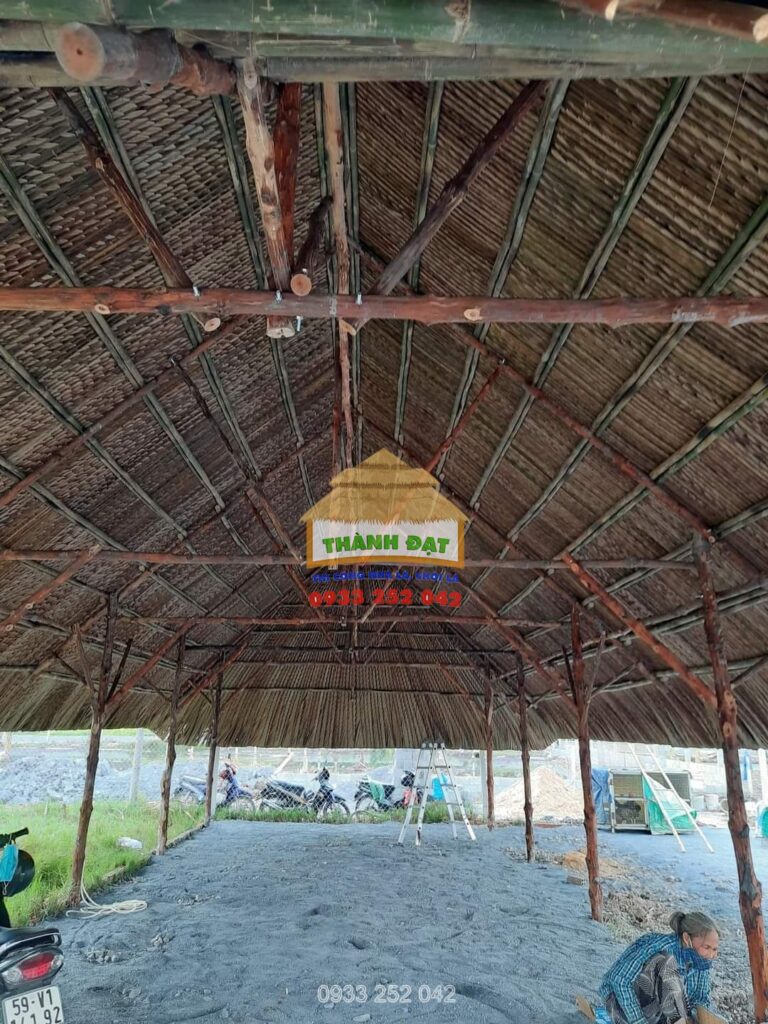 Thi công nhà lá Ninh Thuận