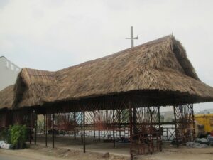 Thi công nhà lá Ninh Thuận