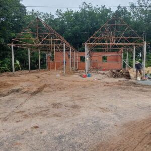 Thi công nhà lá Ninh Thuận