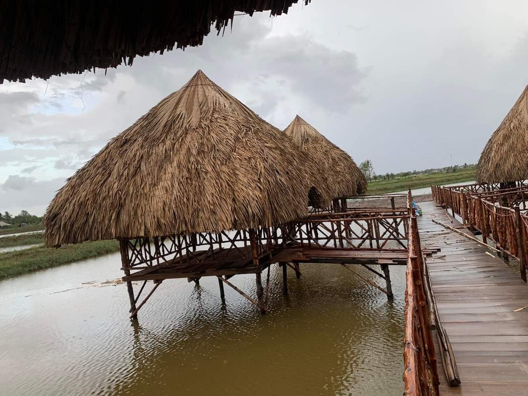 Thi công nhà lá Ninh Thuận