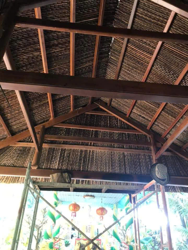 Thi công nhà lá Ninh Thuận